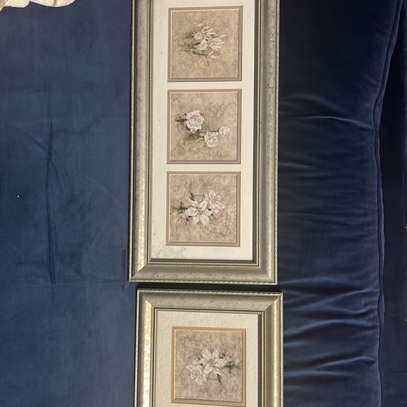 Flower pictures.  Pewter/Silver/Gray. - Picture 2 of 4